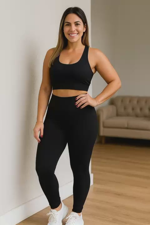 Calça Legging Feminina Suplex para Academia – Alta Elasticidade e Conforto