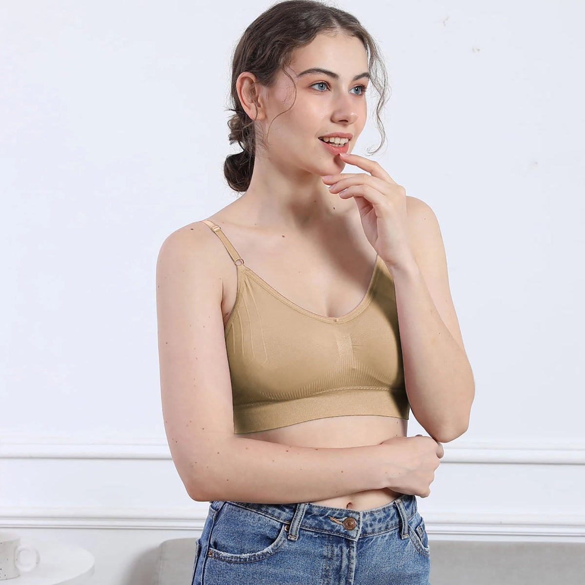 Top Cropped Feminino de Algodão – Confortável e Versátil para o Dia a Dia - Momobr