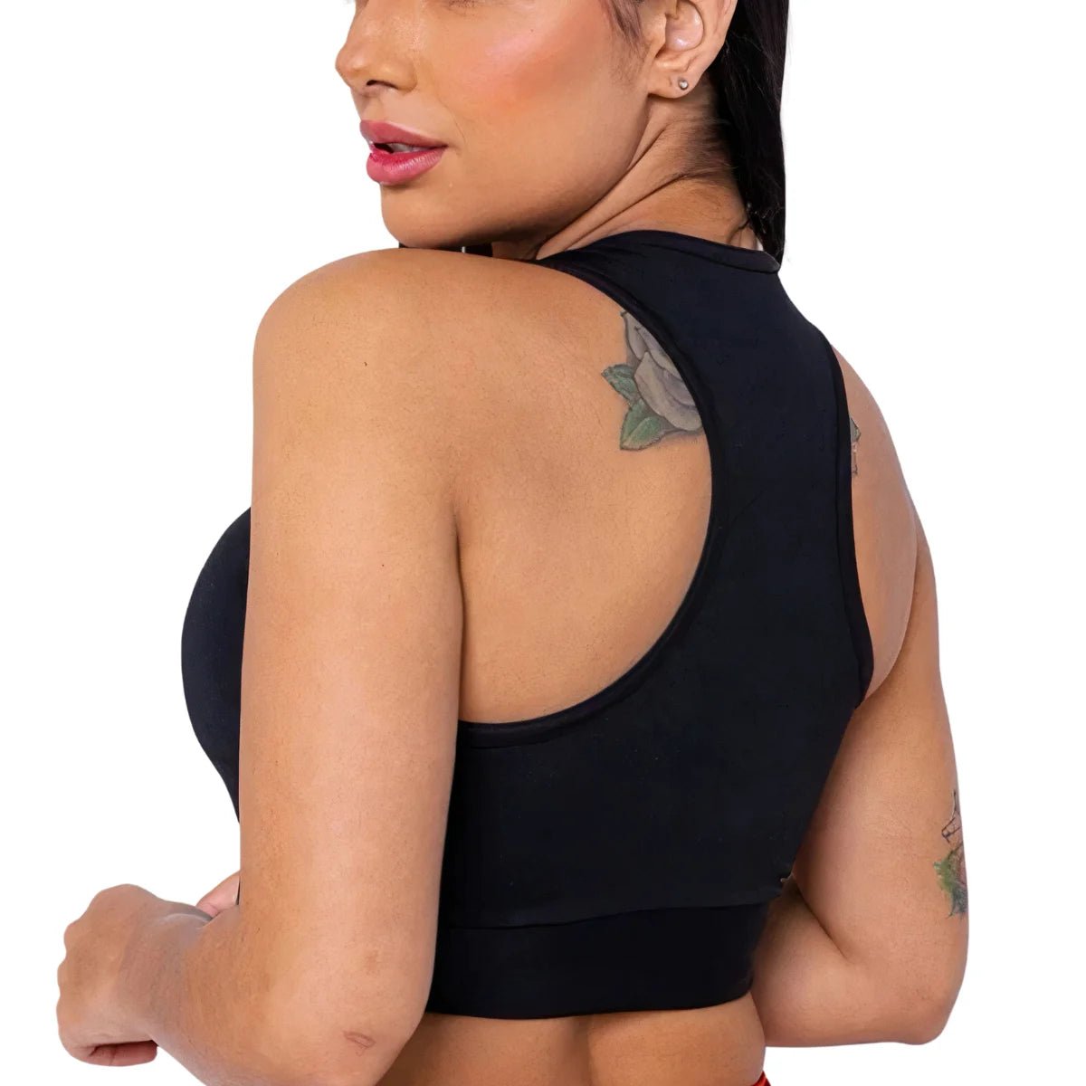 Top Fitness Feminino Nadador com Bojo – Confortável, Suporte Ideal e Tecido com Elasticidade Média - Momobr
